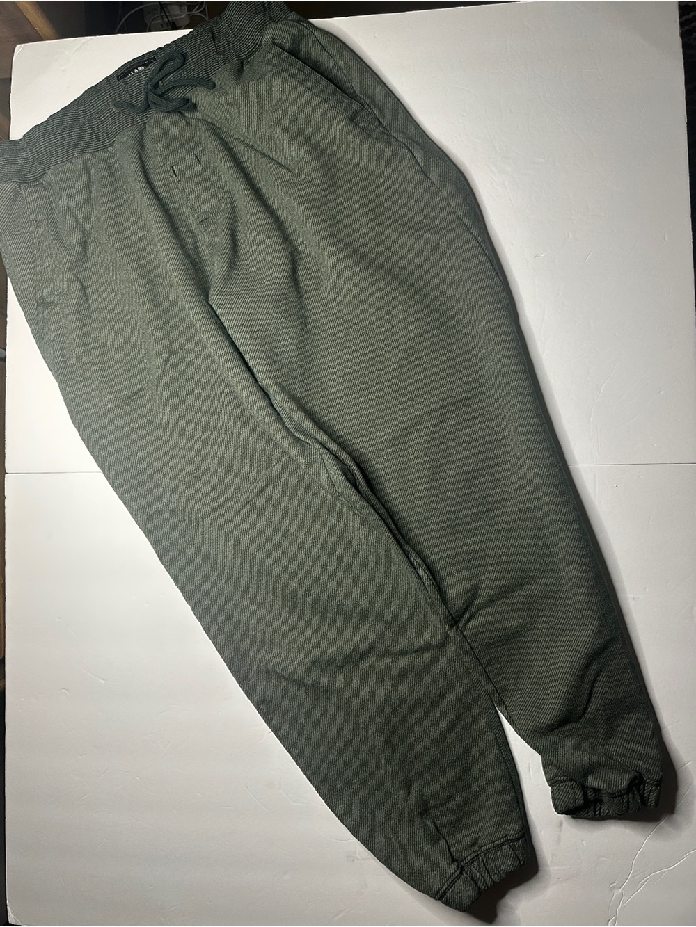 Billabong Olive Knit Drawstring Jogger Pull On Lounge Pants Size Large - Picture 7 of 13